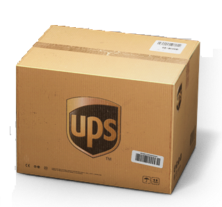 ups box label
